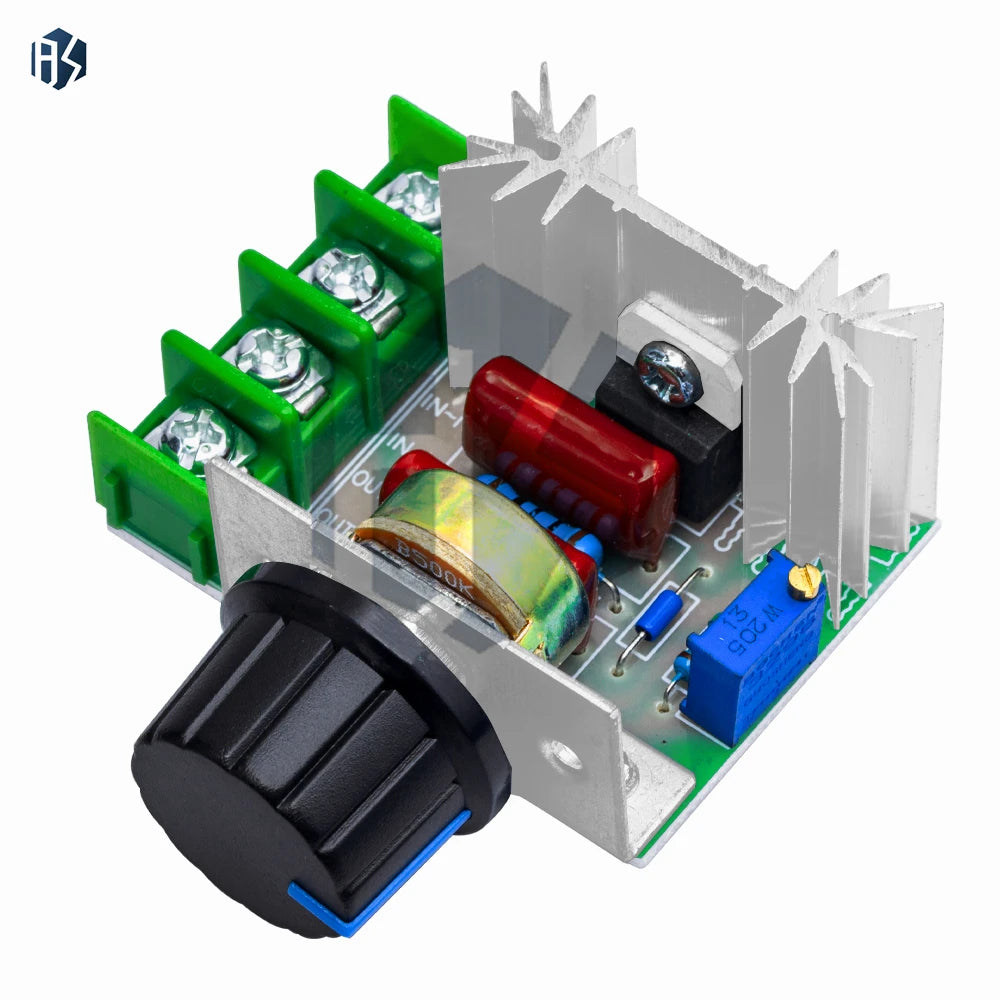 2000W AC Voltage Regulator SCR 220V Fan Motor Speed Control Light Zpaxo