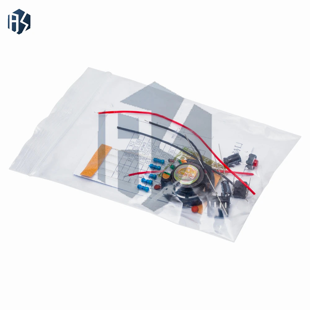 NE555 Ding-Dong Doorbell DIY Kit: Loose Parts for Digital Doorbell Building Zpaxo