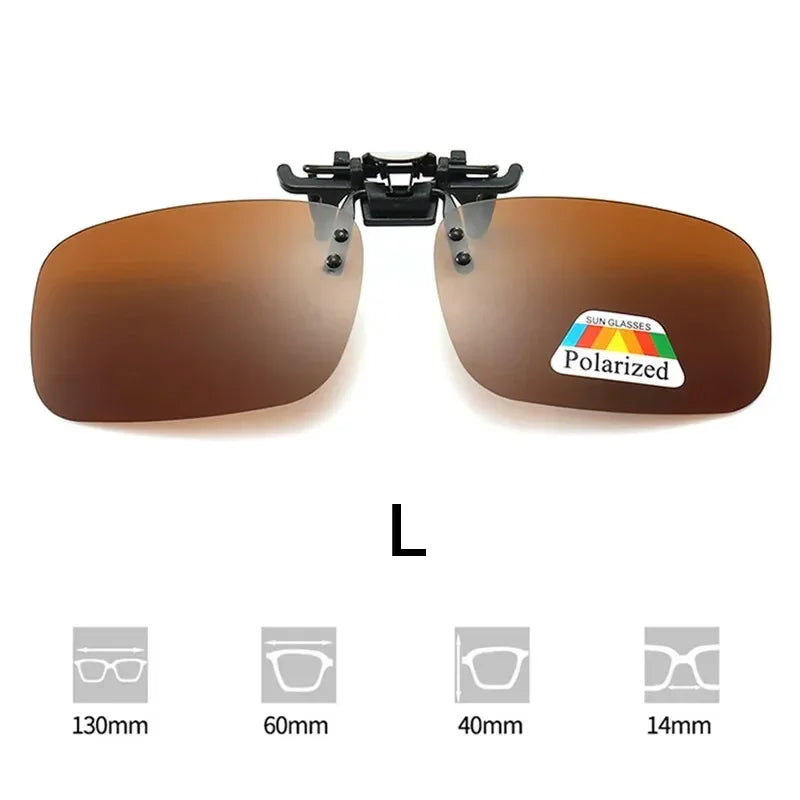 Polarized Clip-On Sunglasses UV400 – Driving & Outdoor Shades