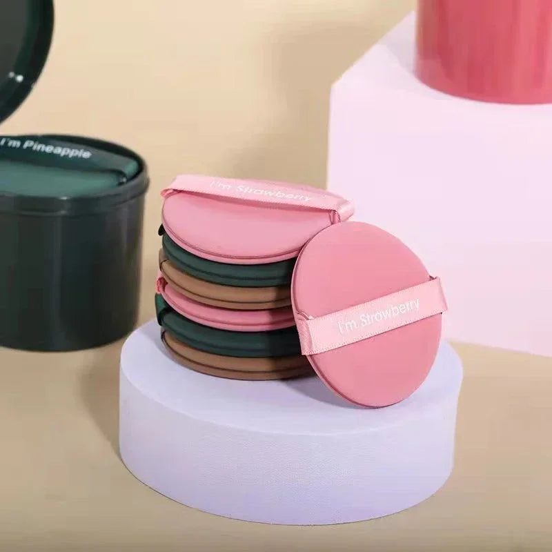Velvet Air Cushion Puff Wet Dry Reusable Sponge Liquid Foundation