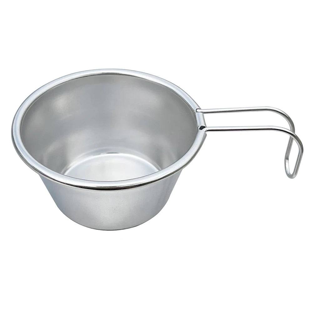 Camping Sierra Cup Handle Stainless Steel Bowl Tea Outdoor Hiking