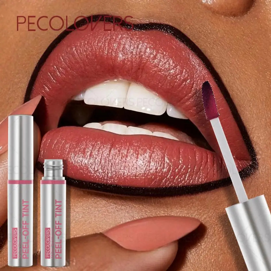 Peel-Off Lip Liner Tattoo, Waterproof Long-Lasting Matte Lip Stain, Hydrating Makeup, Lip Liner & Gloss Zpaxo