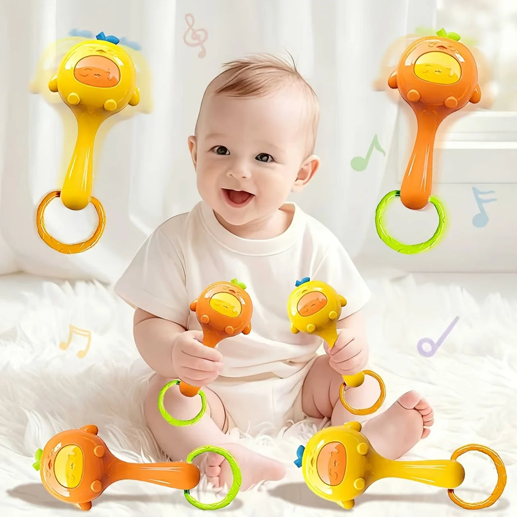 Baby Sensory Toys Rattles Multicolor Tactile Stimulation Motor Skills