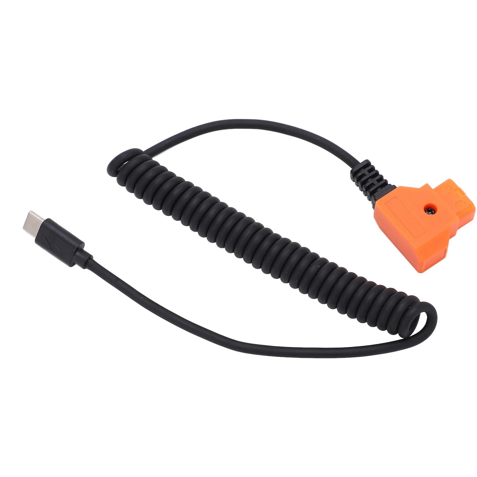 USB C Power Flexible Cable D Tap Coiled Cord V Mount Battery Supply
