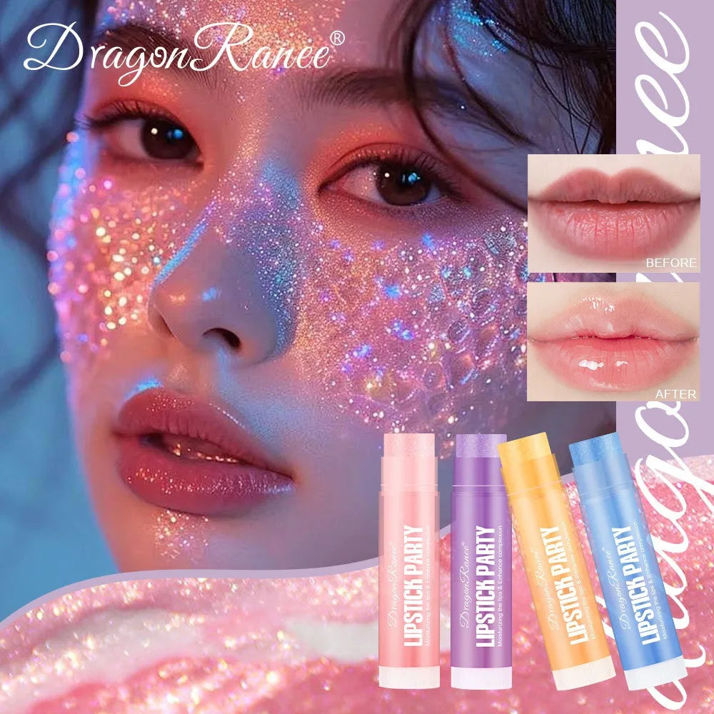 Diamond Shiny Glass Lipstick Moisturizing Fine Flash Sparkling Lip Gloss Makeup Lip Freeze Long Lasting Nourish Lip Balm Care Zpaxo