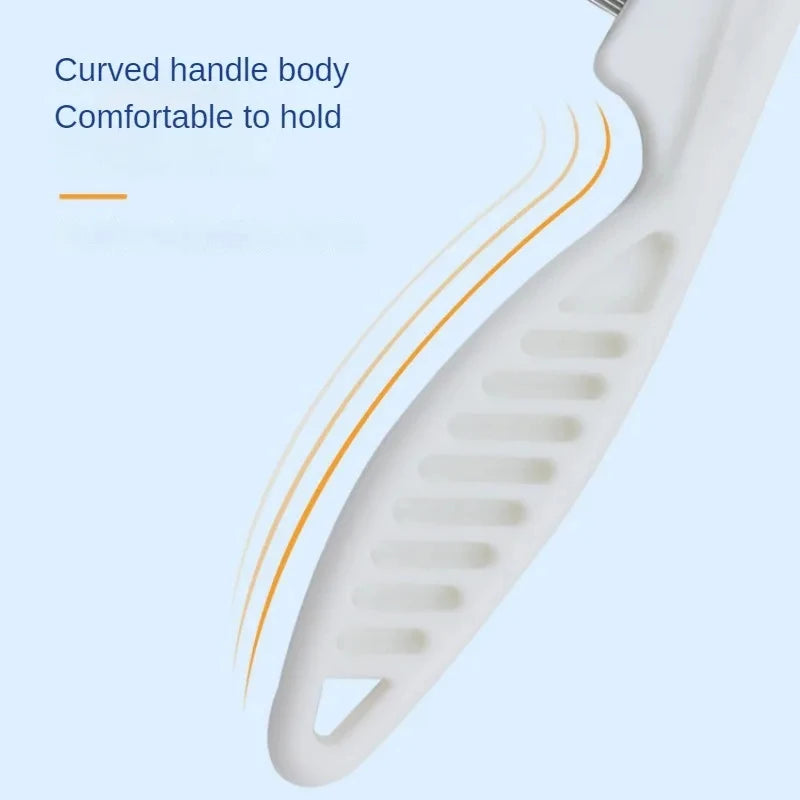 Flea Comb Dog Cat Hair Removal Brush Stainless Steel Dense Teeth Inline Comb Portable Pet Universal Grooming Cleaning Supplies Zpaxo
