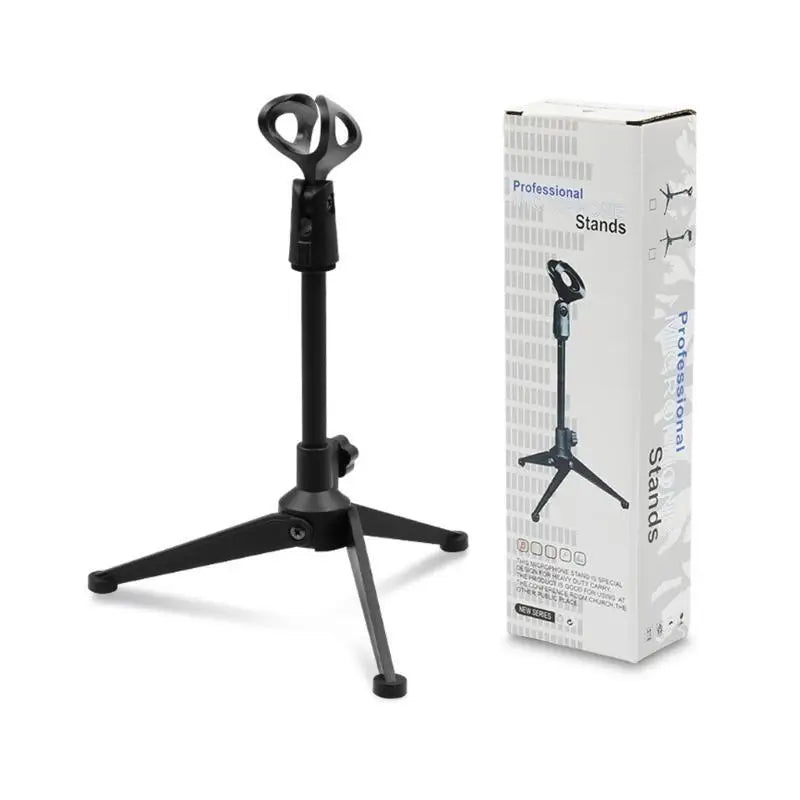 652F Heavy Duty Metal Desk Tripod Mic Stand Live Streaming Foldable Zpaxo A CN