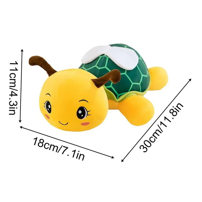 Turtle Stuffed Animal Cute Soft Sea Turtle Stuffed Animal Huggable Cuddly Throw Pillow Tortoise Home Decoration Sofa Bed Living Zpaxo