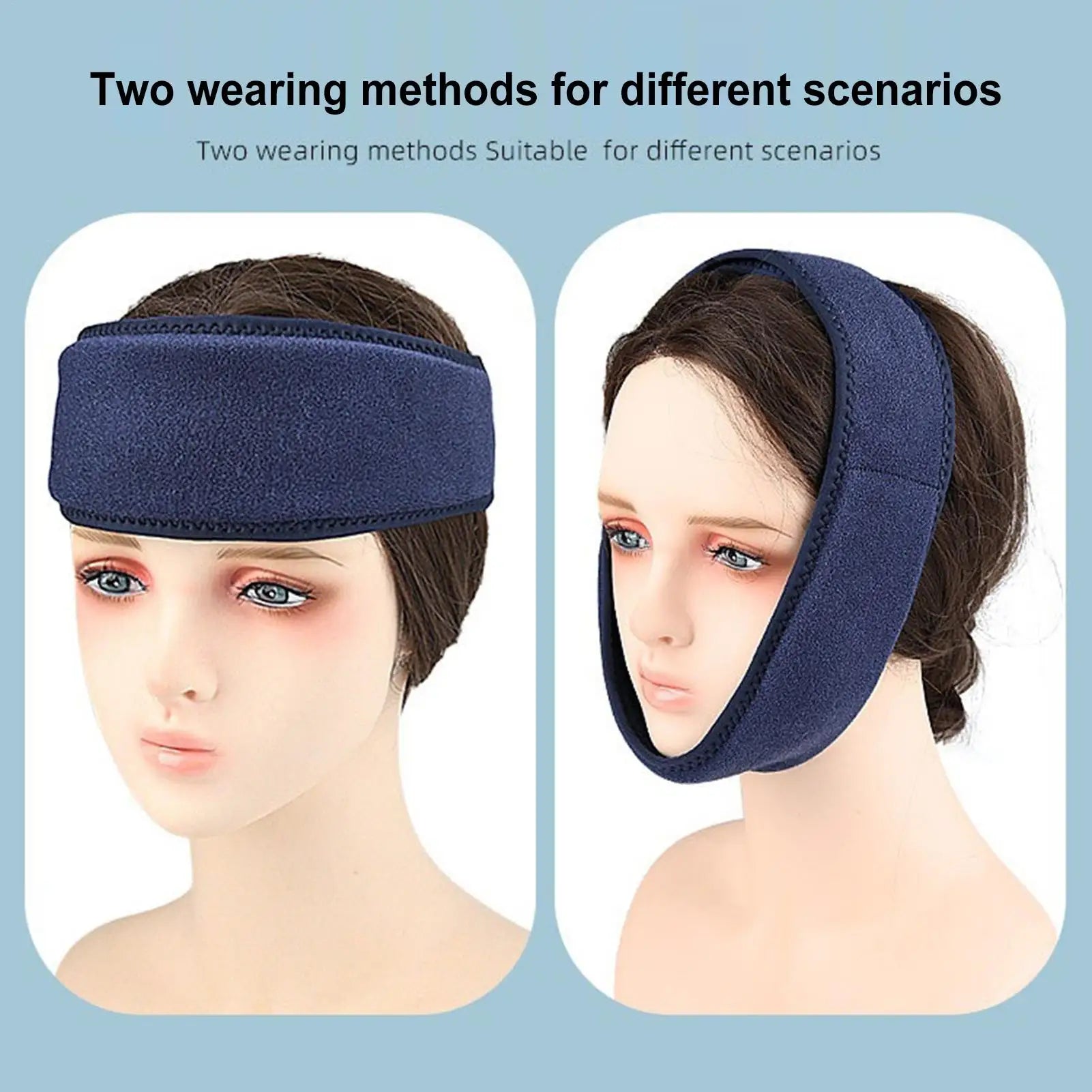Cooling Gel Headband Reusable Ice Head Wrap Soothing Cold Compress