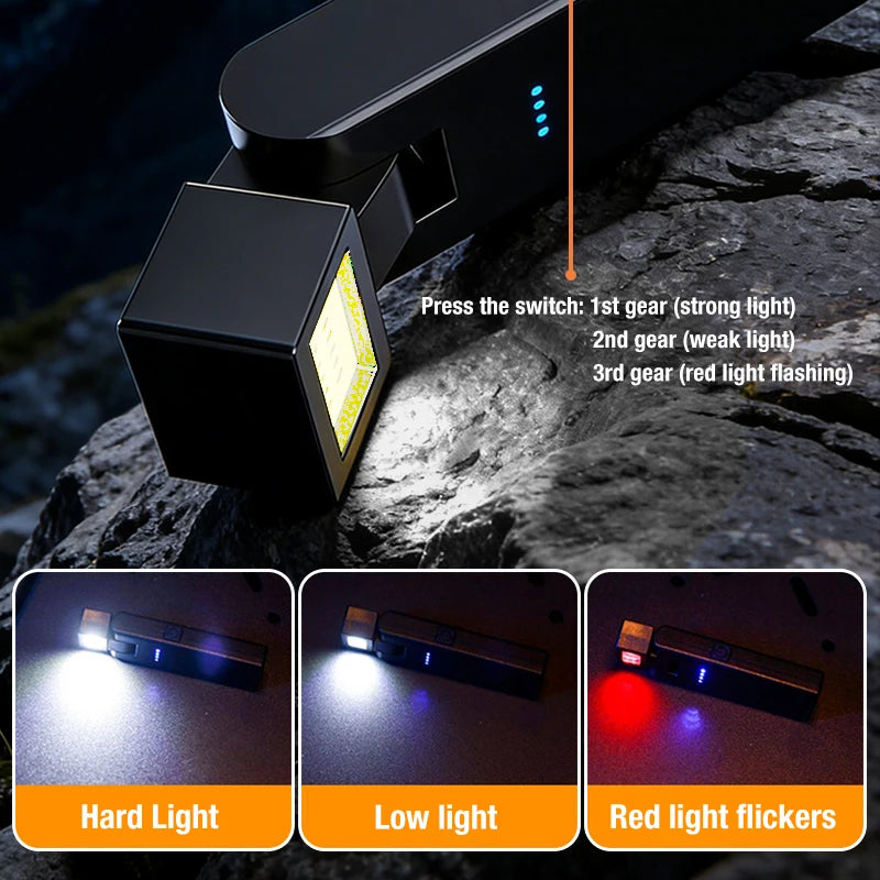 Mini Flashlight Car Explosion Portable Handheld Strong Magnetic
