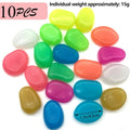Oversized Glowing Resin Stones Large Bright Luminous Stone Garden