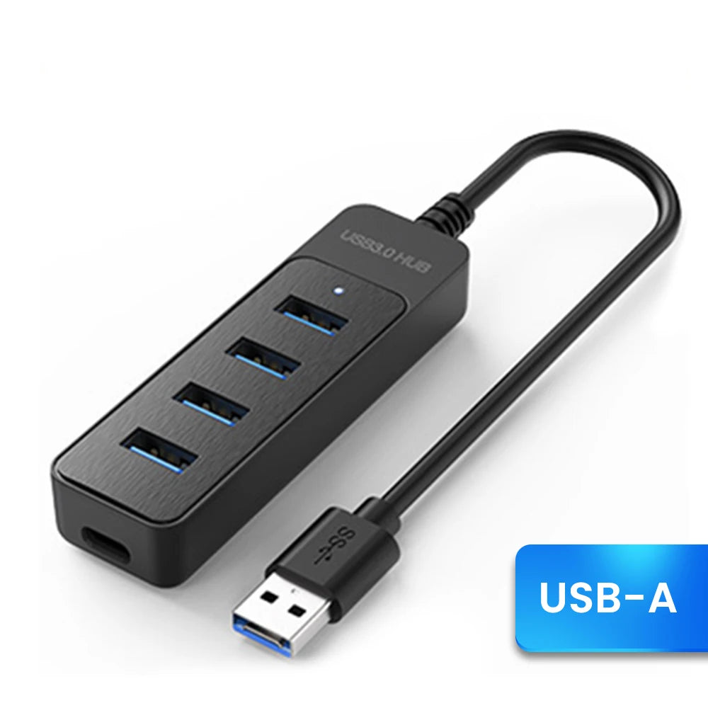 USB 3 0 Power Adapter 4 Port Splitter Hub C Multiple Expander Speed Zpaxo USB Hub