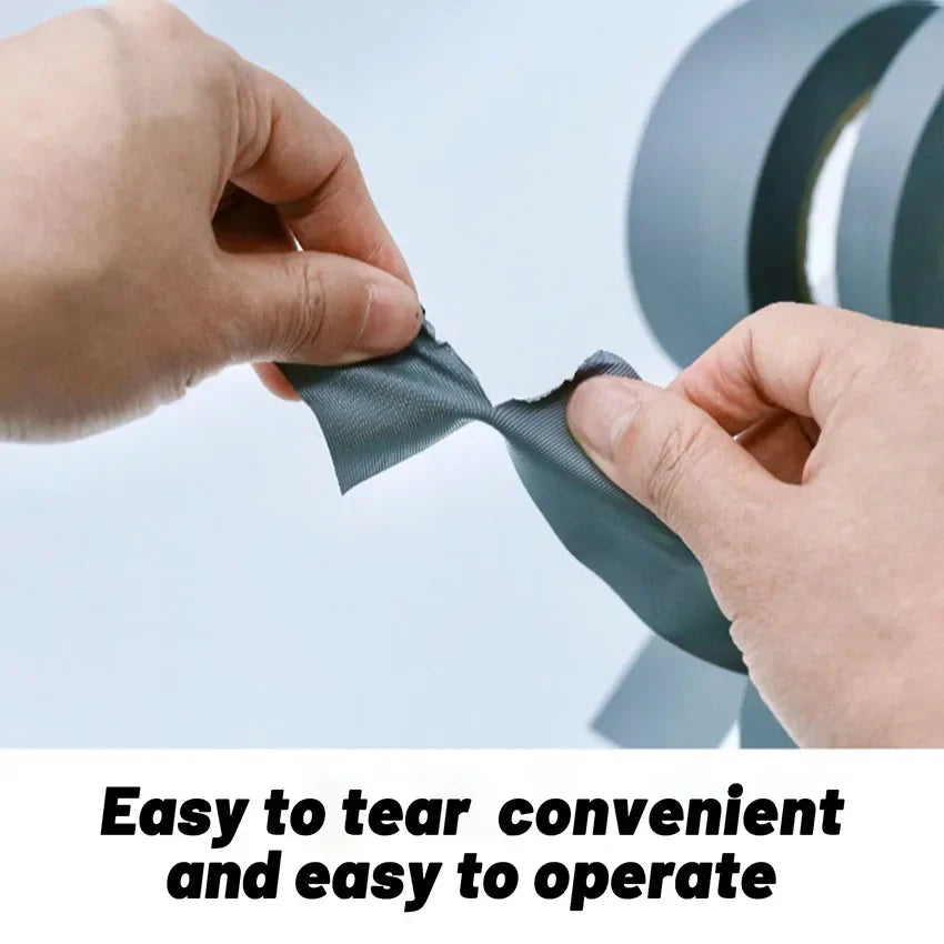 10m Silver Gray Heavy-Duty Industrial Tape – Waterproof