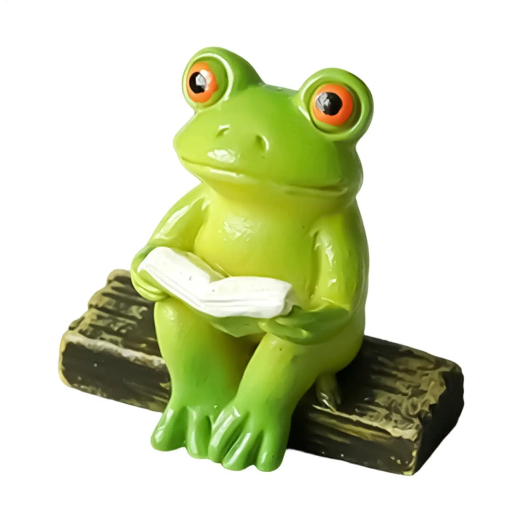 Resin Frog & Animal Figurines – Aquarium, Garden & Tank Decor Resin Garden Figurine Zpaxo