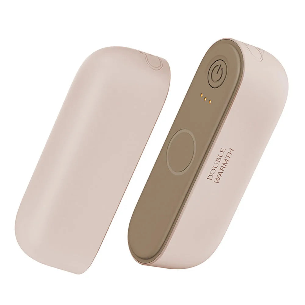 2 in 1 Magnetic Hand Warmer Electric Hand Warmer 3 Temp Setting Mini Hand Warmer Heater Split Pocket Heater for Indoor Outdoor Zpaxo Pink