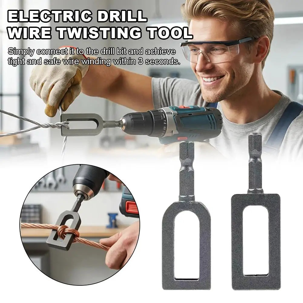 Electric Drill Wire Twisting Tool – Fast Secure Connections Drill Wire Twister Zpaxo