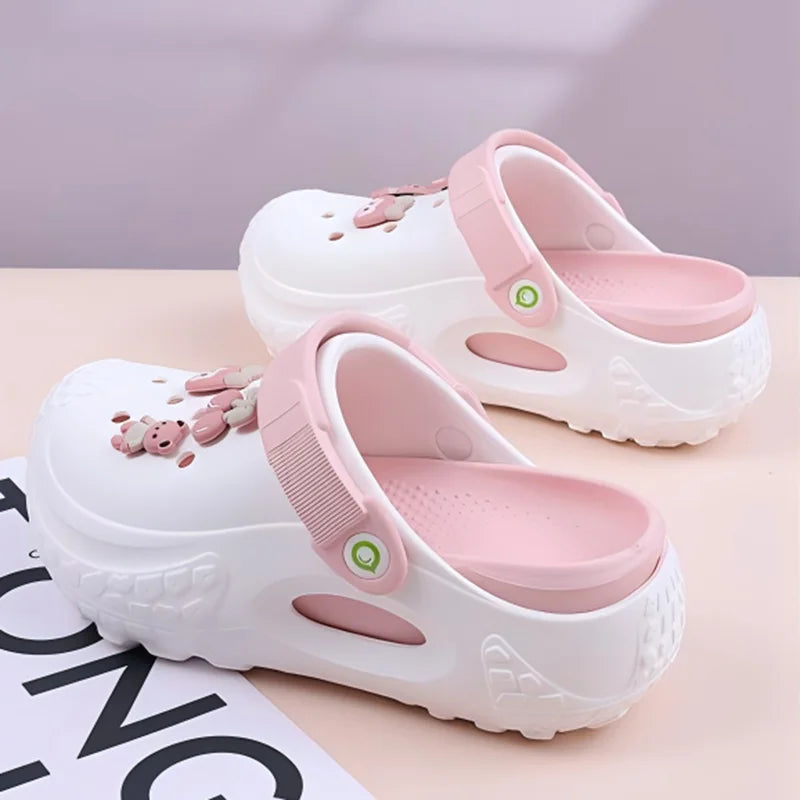 Women's Cute 2025 Summer Outer Wear Lightweight Non-slip Thick-soled