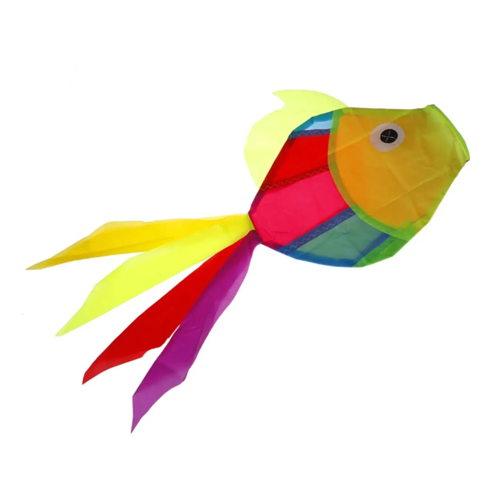 Rainbow Fish Windsock – Colorful Outdoor Polyester Kite Decor Fish Windsock Zpaxo Default Title