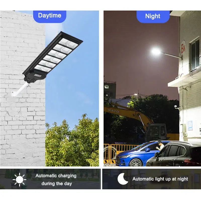 1200LED Solar Street Light Outdoor Sun Powered Waterproof Motion Zpaxo