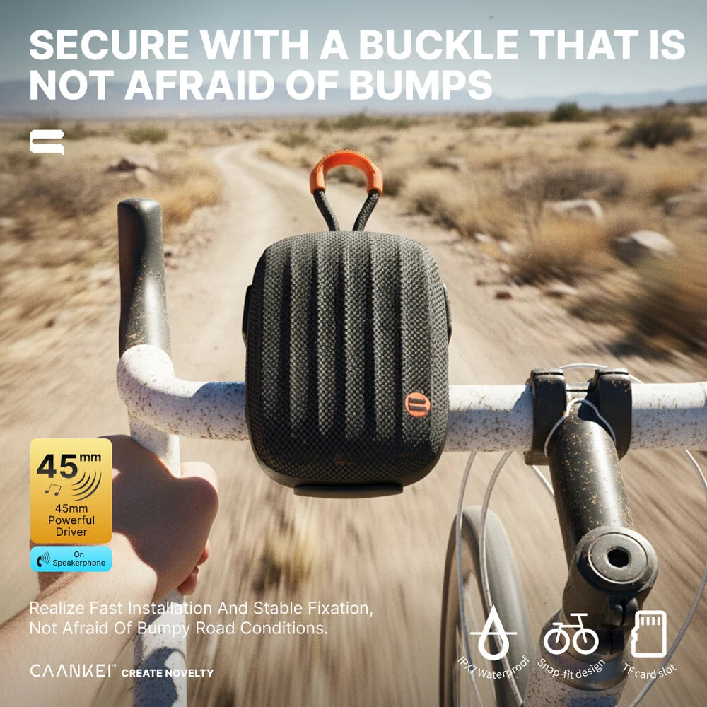 Newest Portable Mini Bluetooth Speaker Outdoor Bicycle Bracket Zpaxo