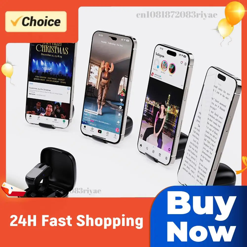 BT Remote Control Touchpad Air Finger Ring Mouse Wireless Scroller