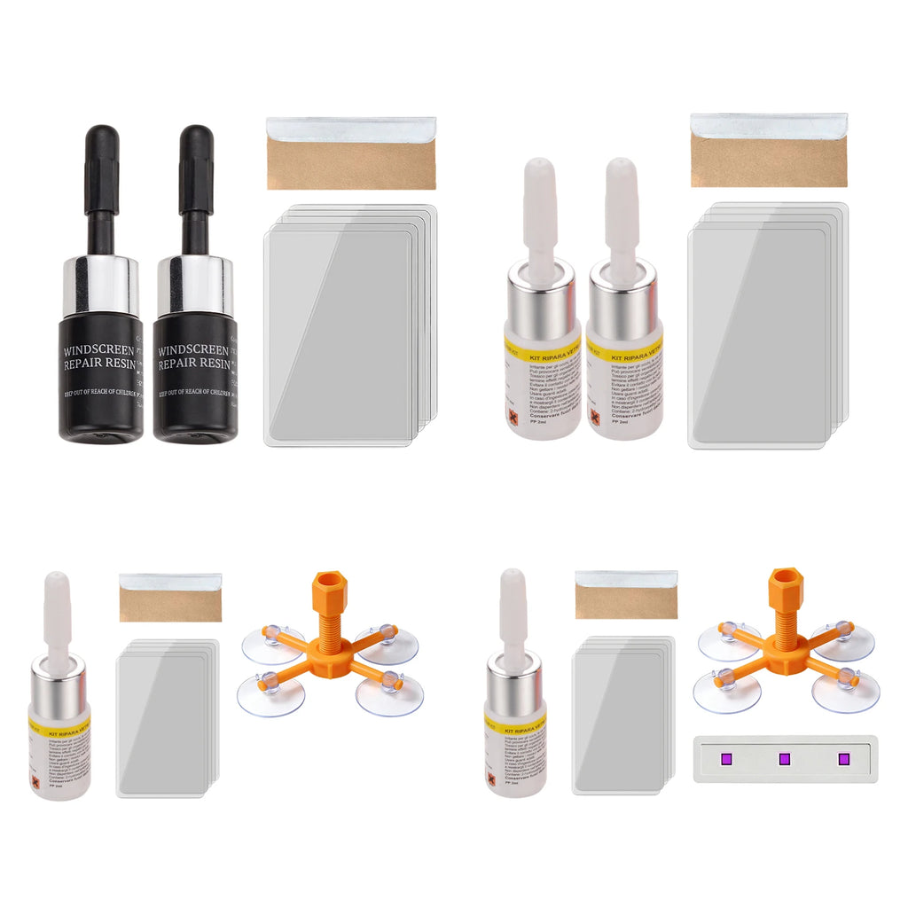 Windshield Chip Repair Cracked Glass Liquid Cracks DIY Long-lasting