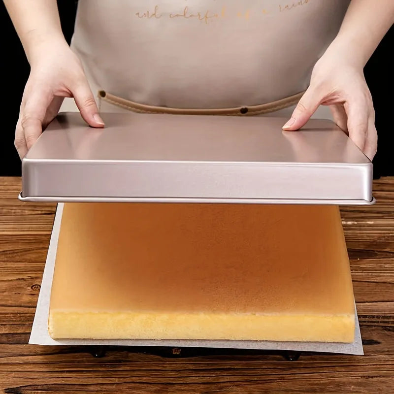 11-Inch 28x28 Square Deepened Cake Roll Baking Tray Mold Household