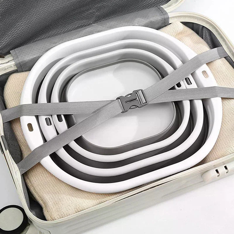 Travel Big Washbasin Folding Portable Household Compression Basin Zpaxo