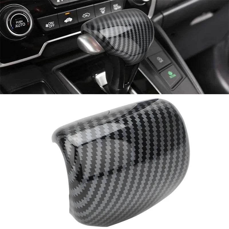 Carbon Fiber Gear Shift Knob Cover – Honda CR-V 2017–2021