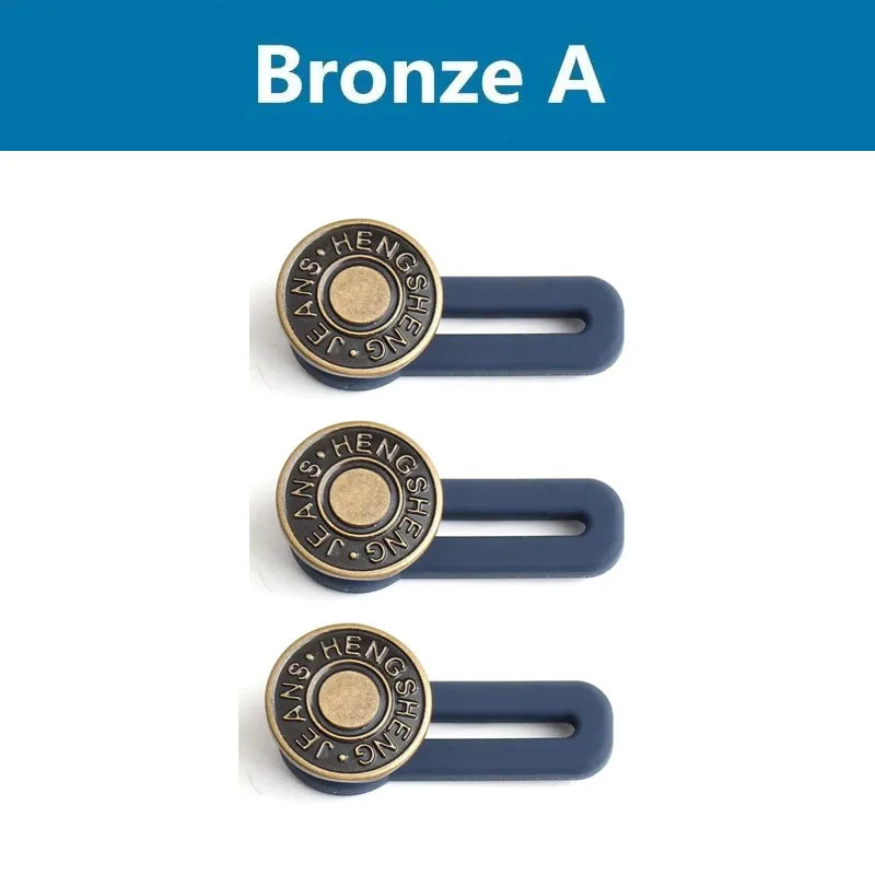 Jeans & Pants Waistband Button Extenders – 3/6/9 Pack