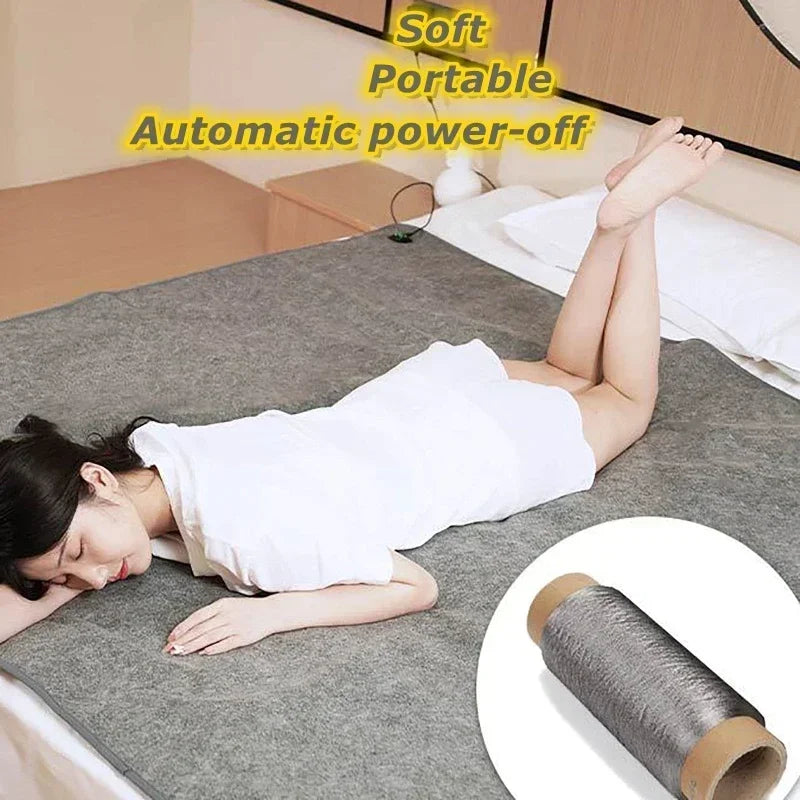 USB-C Electric Heated Blanket – 6-Zone 10W Washable Plush Mat Electric Heated Blanket Zpaxo