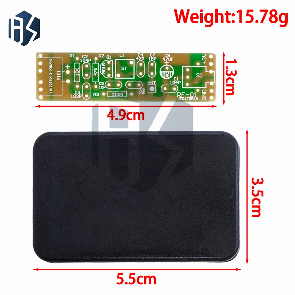 70-110MHz FM Transmitter Module 1 5V Wireless Mic DIY Assembly Zpaxo