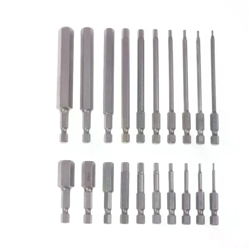 Hex Shank Magnetic Head Screw Driver 50 Screwdriver Bits H1 5-H12 Nut Zpaxo