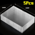 Acrylic Card Cover Idol Photo & Game Card Polaroid Photo Laminated Highly Transparent Hard Brick Displaying Zpaxo 5Pcs Case