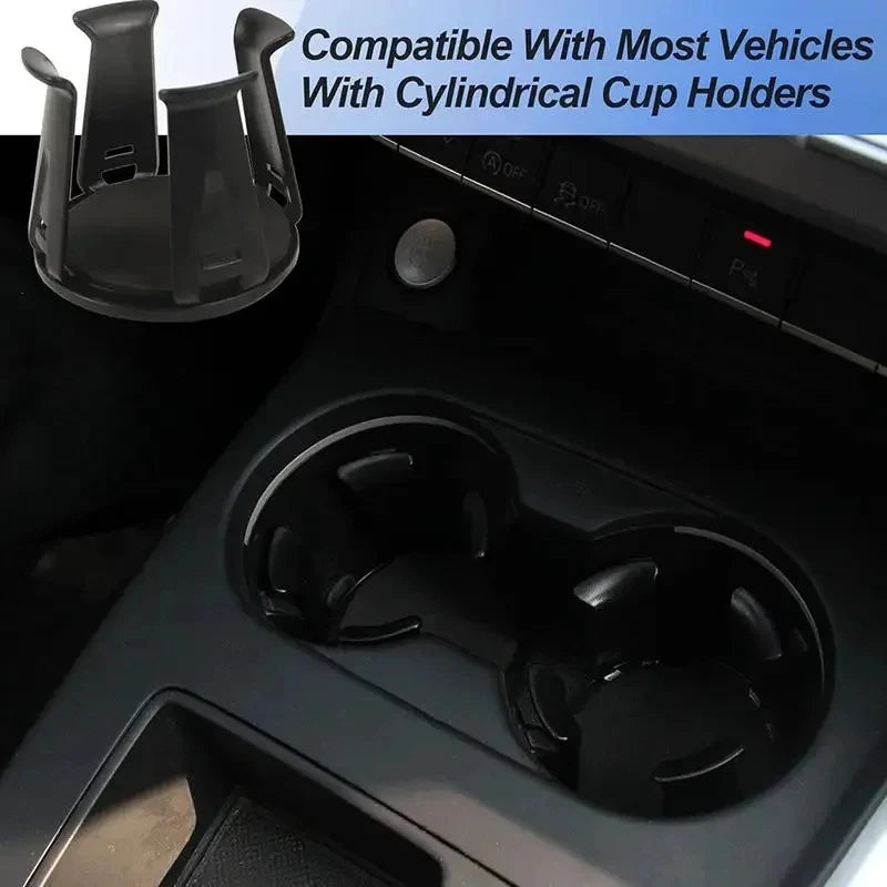 Black Car Cup Holder Insert – Ashtray & Aromatherapy Purifier Car Cup Holder Insert Zpaxo