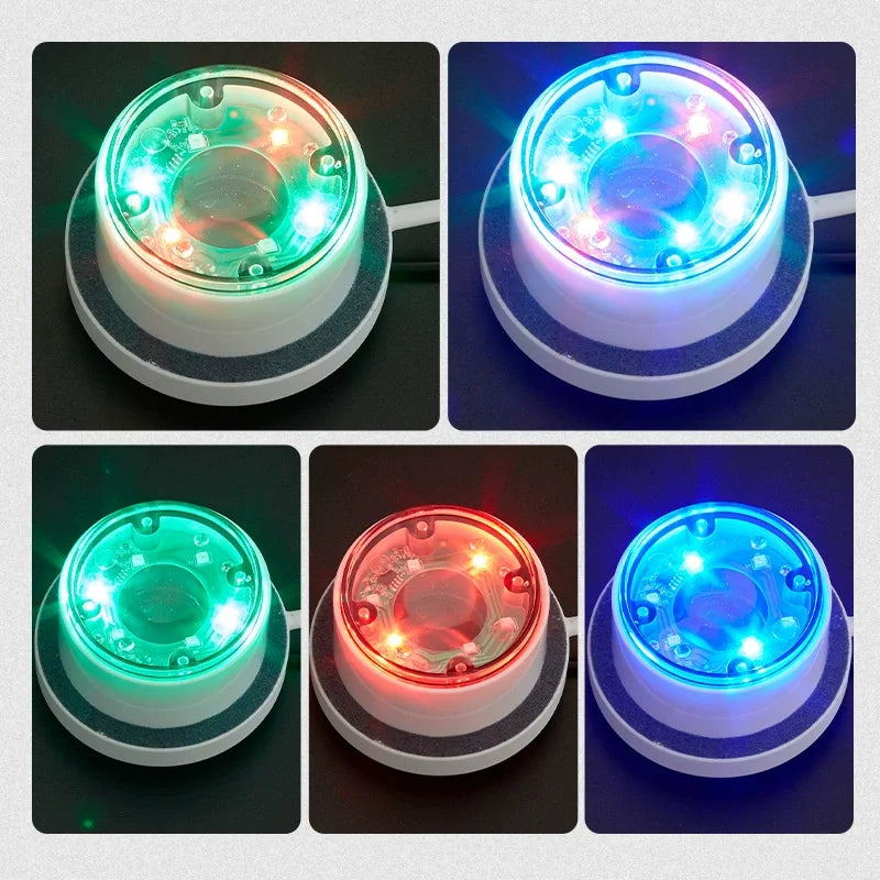 Aquarium LED Oxygen Pump Light – Color Changing Fish Tank Lamp Aquarium LED Lamp Zpaxo