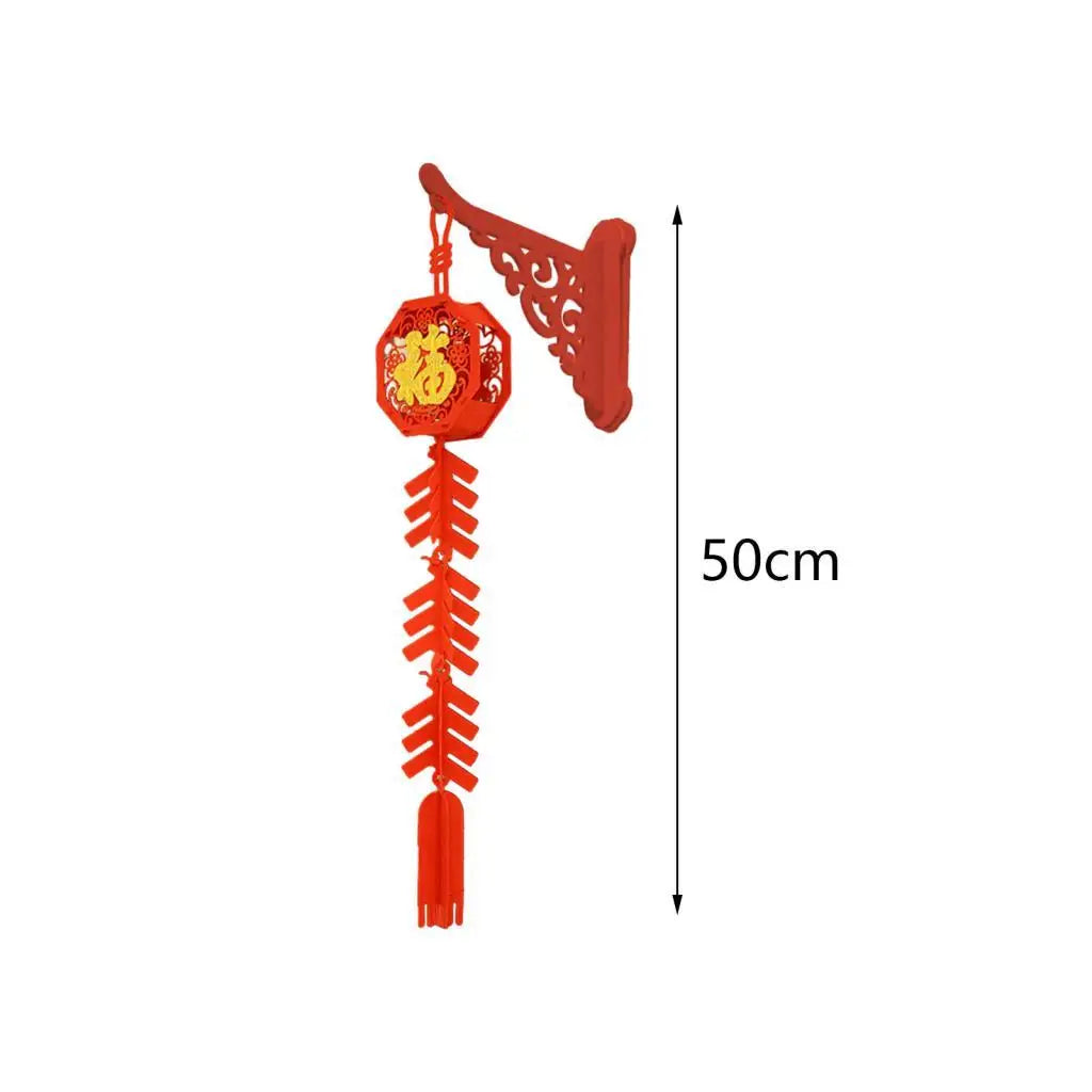 2x Chinese New Year Hanging Decorations, 2024 Chinese Fu Characters, Home Spring Festival Decor for Bedroom, Spring Festival Zpaxo