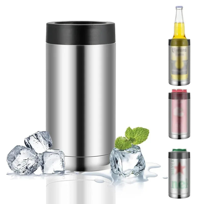 Vacuum Insulated Stainless Steel Can & Bottle Cooler