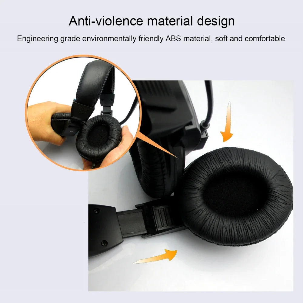 KEBIDUMEI Wired Headsets Over-ear Headphones Mic Noise Cancelling