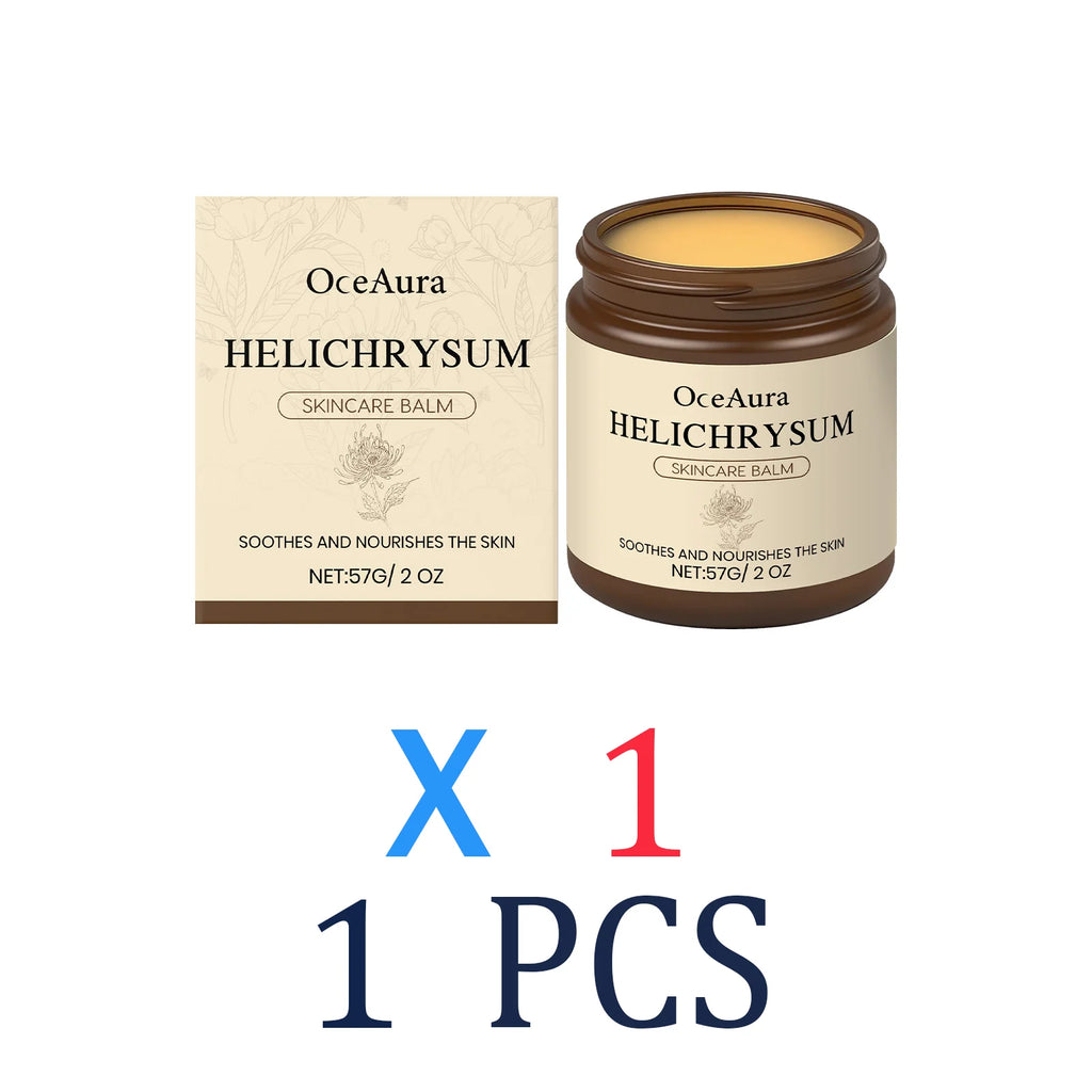Helichrysum Soothing Skin Balm 57g Sensitive Skin Moisturizer for Face & Body Deep Hydration Cream with Glycerin Dry Skin Remedy Zpaxo 1 Pcs