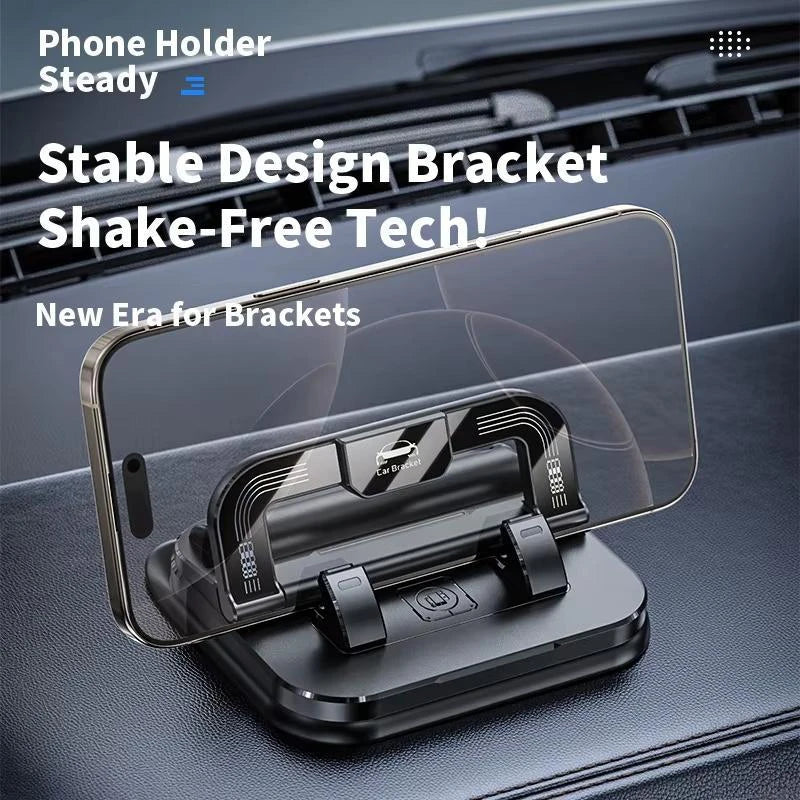 2 in 1 Car Phone Holder With Number Plate Multi Phone Holder Adhesive Stable Anti Shake Car Dashboard Navigation Bracket Zpaxo
