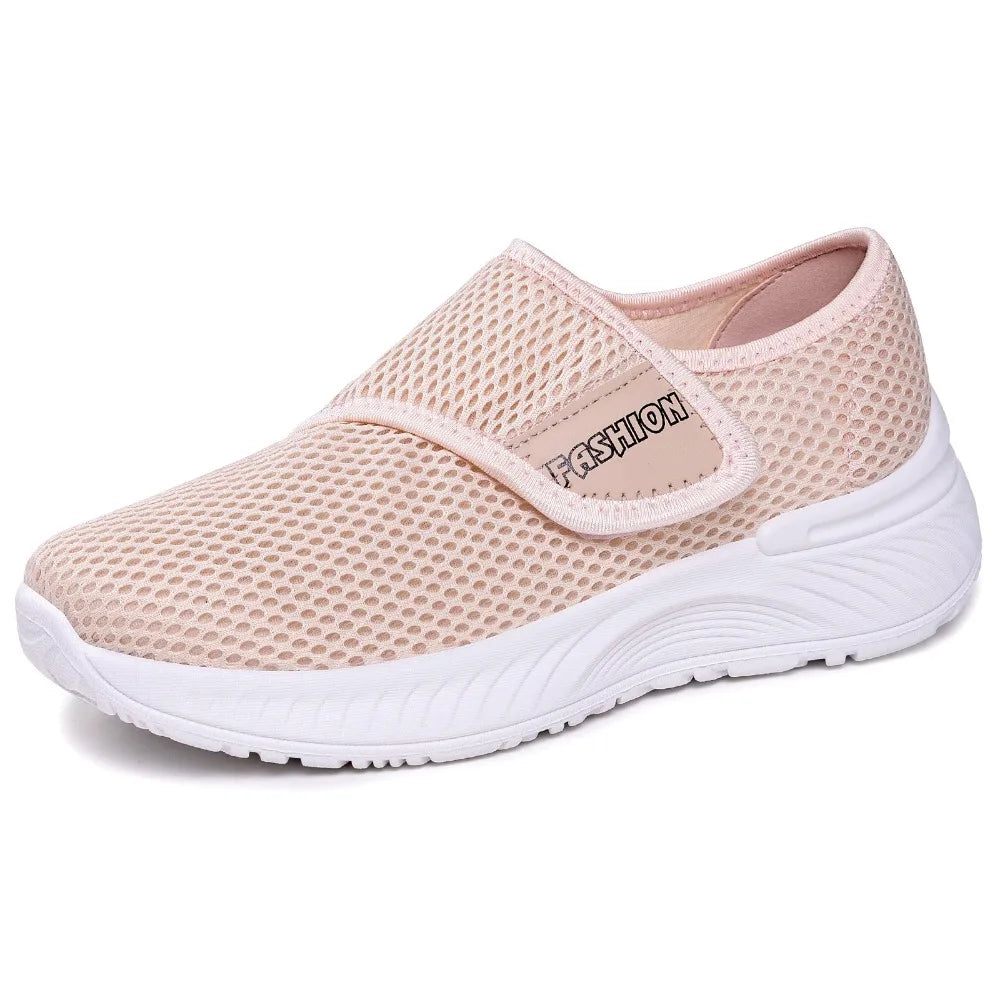 Women's Spring Casual Versatile Mesh Breathable Velcro Soft Bottom