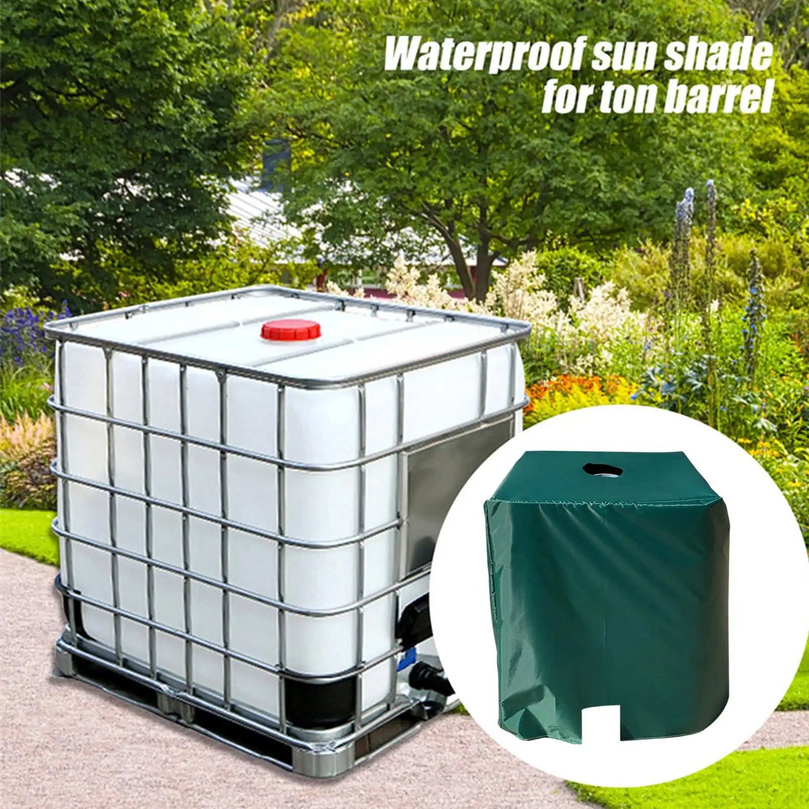 Water Tank Cover Dustproof Fade Resistant Tote Sunshade Thermal