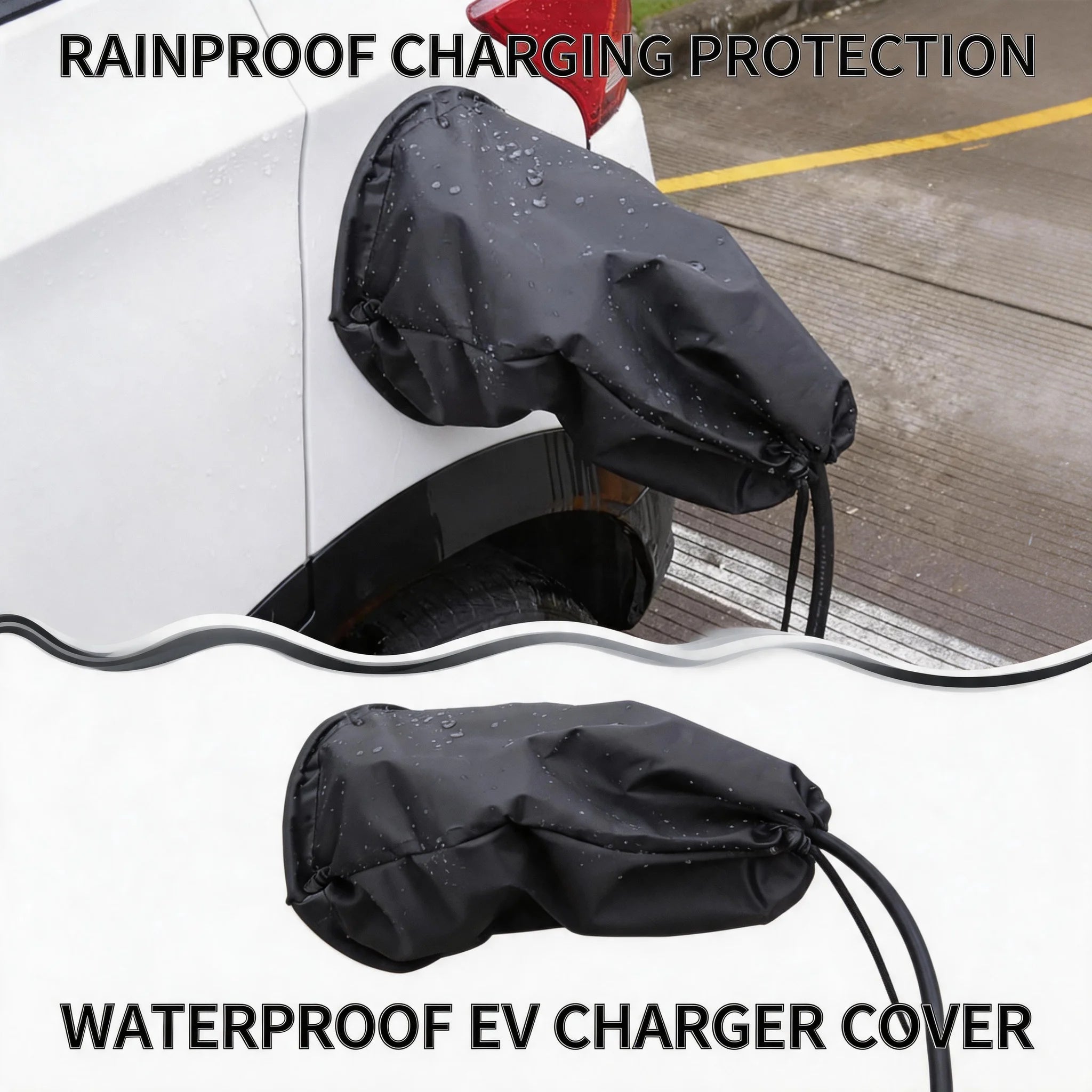 EV Charger Port Rain Cover – Waterproof Oxford Cloth Protector