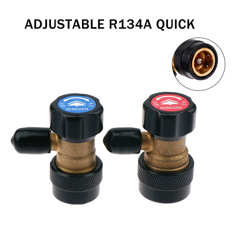 R134A Quick Connector Adapter – Auto AC High & Low Pressure