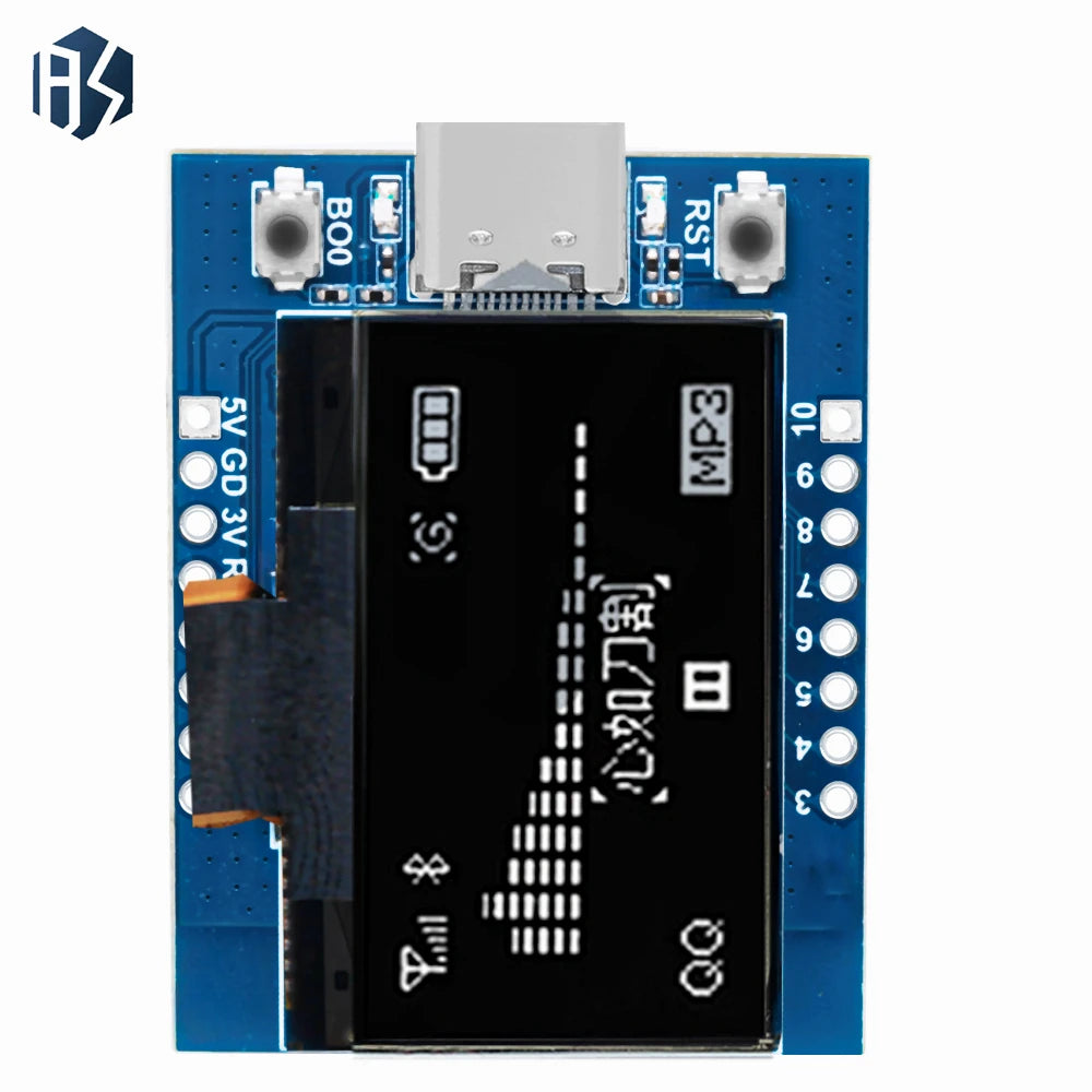 type-c ESP32-C3 MINI Development Board2.4G WiFi + BT4.0 with 0.96/1.3 inch OLED – 4MB Flash, Ceramic Antenna Zpaxo