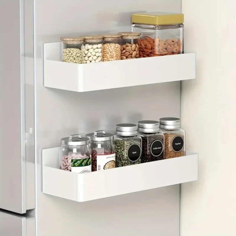 Game-changing Magnetic Baskets 2 4-Pack No-drill Space-savers Stick