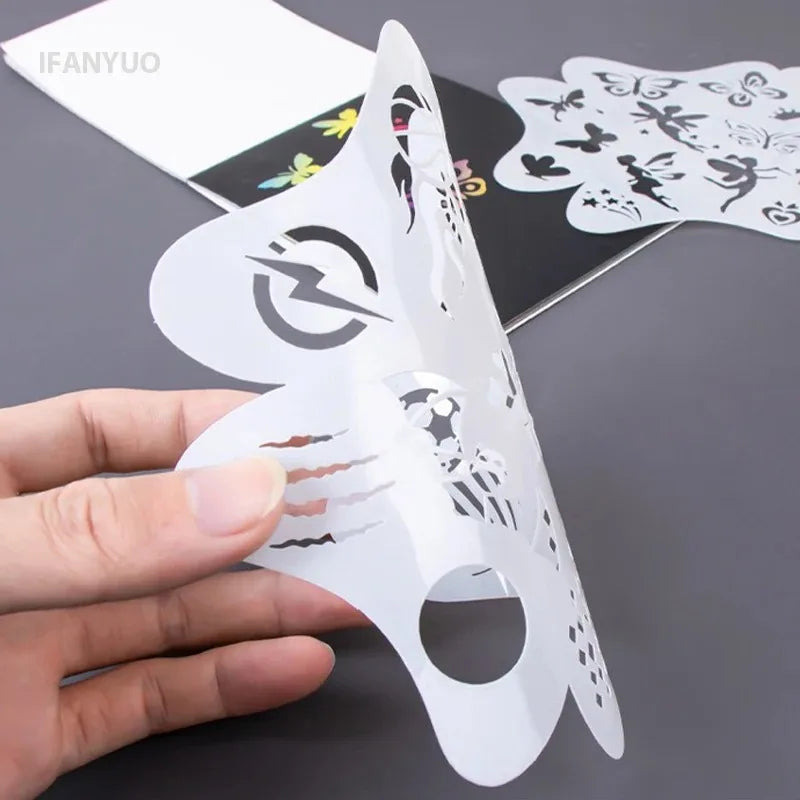 Reusable Face Painting Template Adults Children Body Art Party Makeup