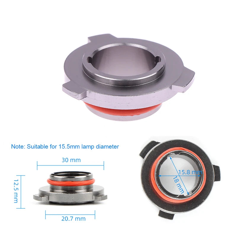 CM1Pcs Car LED Headlight Bulb Base Adapter Socket Holder V7-9005 9006 Zpaxo V7-9005