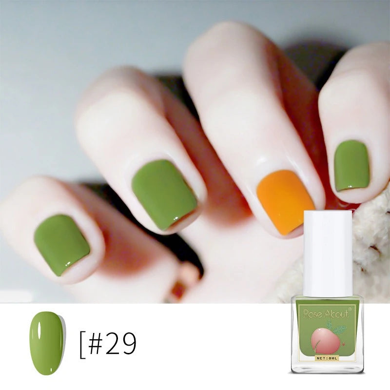 Water-based Peel-off Nail Polish No UV Lamp Needed Long-lasting